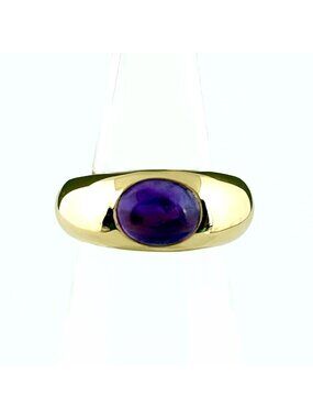 Tiffany & Co Amethyst Ring YG Yellow Gold